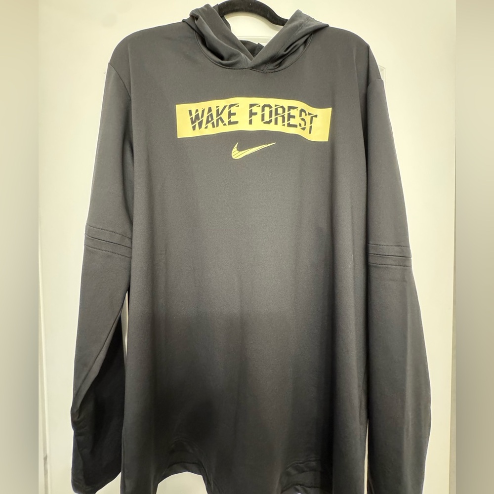 Nike Black Wake Forest Dri Fit Hoodie
